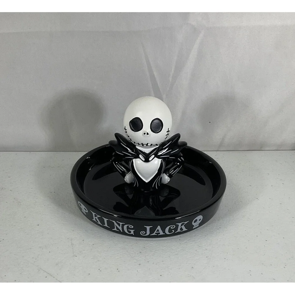 Disney The Nightmare Before Christmas King Jack Resin Trinket Ring Jewelry Tray